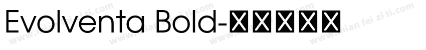 Evolventa Bold字体转换
